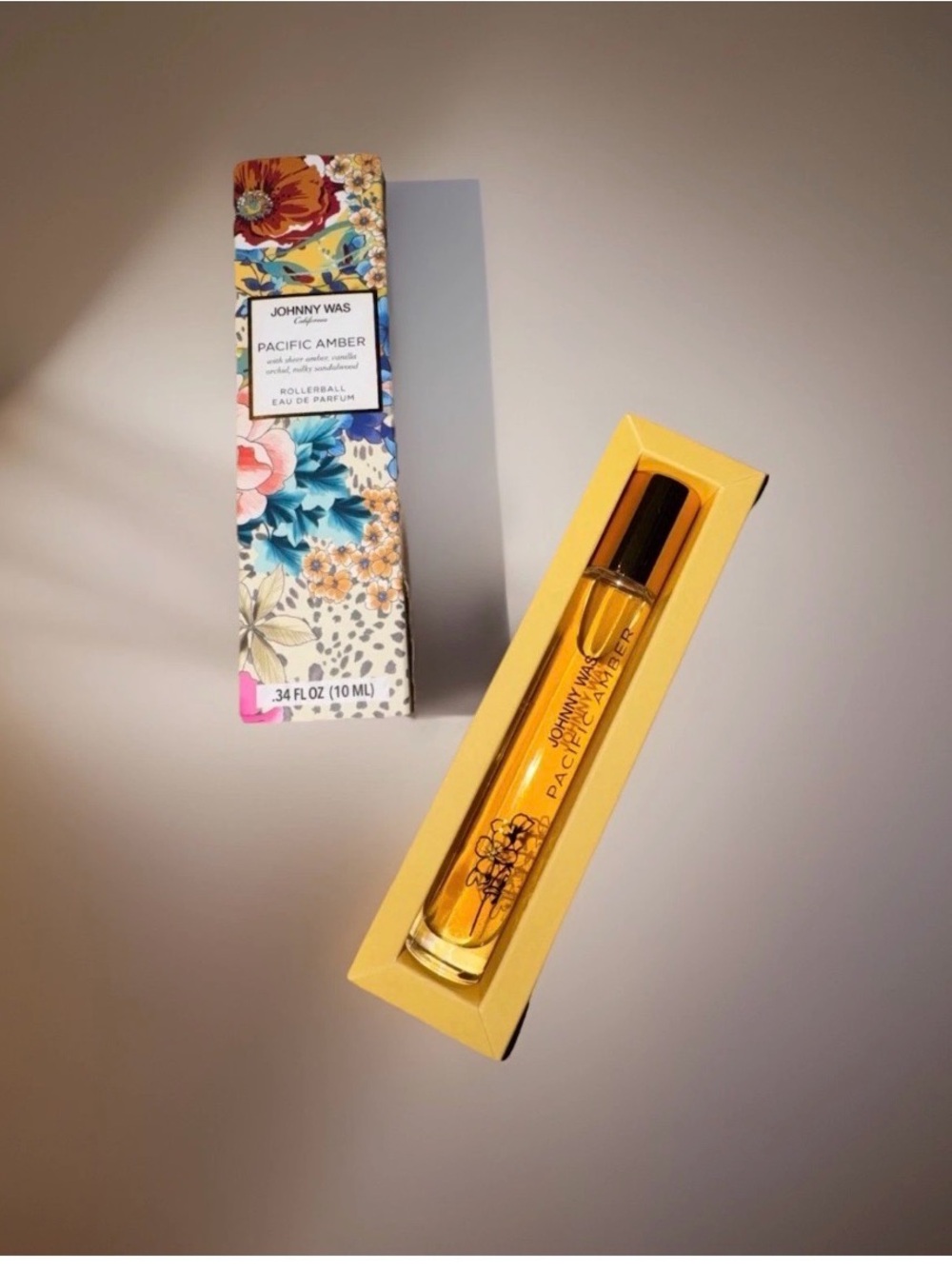 NEW Johnny Was 'Pacific Amber' Rollerball Parfum Roll on Perfume .34 oz 10 ML